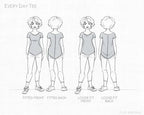Adult Tee PDF Sewing Pattern