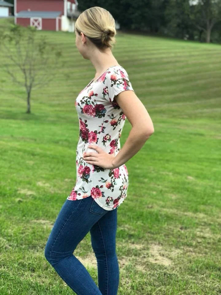 Adult Tee PDF Sewing Pattern