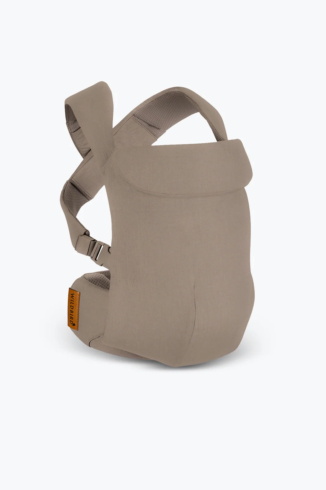 Aerial Baby Carrier in Breathable Linen with Lumbar Support, Padded Straps and Adjustable Fit for Growing Babies
