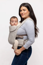 Aerial Soft-Structured Baby Carrier with Breathable Linen, Lumbar Support, Padded Straps and Adjustable Fit