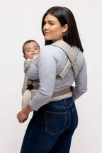 Aerial Soft-Structured Baby Carrier with Breathable Linen, Lumbar Support, Padded Straps and Adjustable Fit