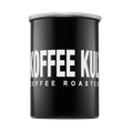 Airtight Coffee Storage Canister in Matte Black Stainless Steel