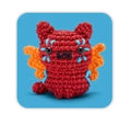 Alebrije Cat Crochet Kit for Beginners with Pre-Started Yarn and Step-by-Step Video Tutorials for Either Hand