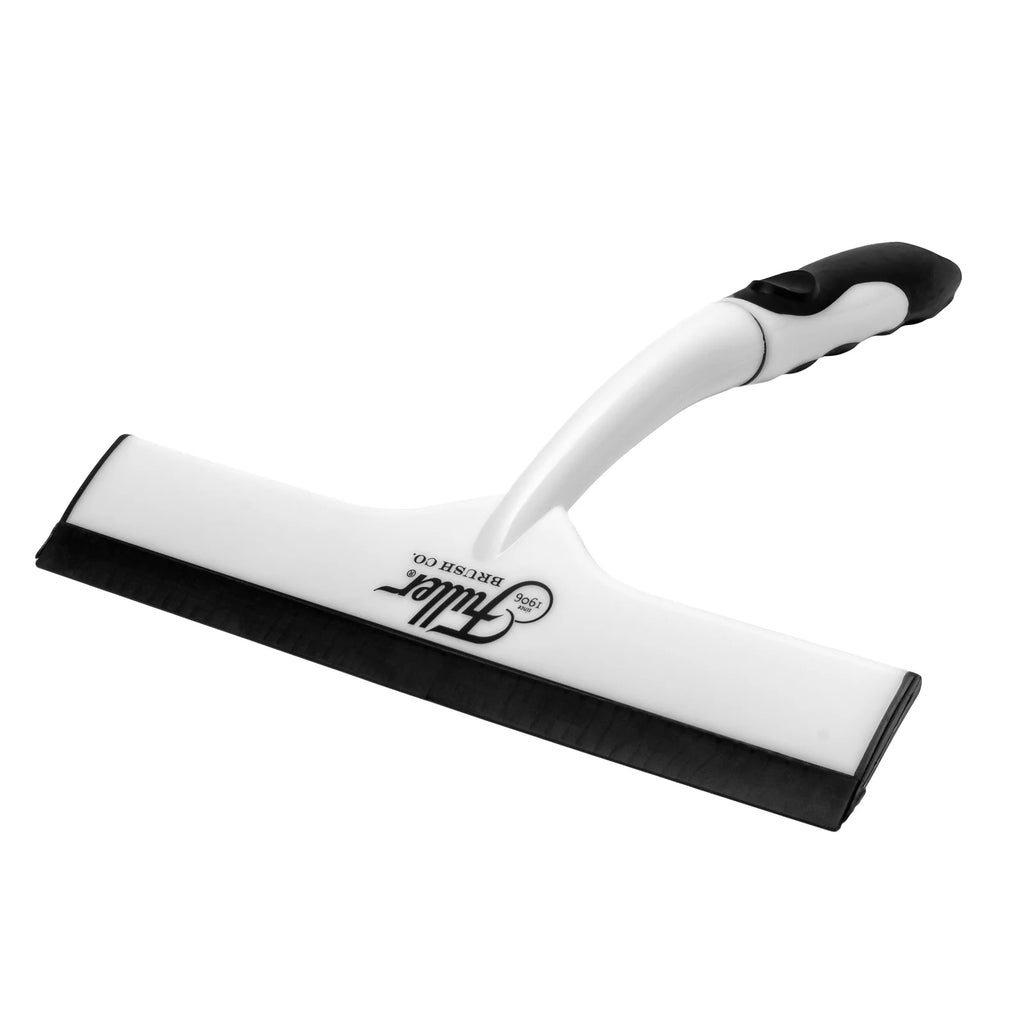 All-Purpose Shower Squeegee with Molded TPR Blade and Non-Slip Grooved Handle for Glass, Mirrors, Windows and Smooth Surfa