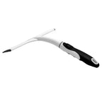 All-Purpose Shower Squeegee with Molded TPR Blade and Non-Slip Grooved Handle for Glass, Mirrors, Windows and Smooth Surfa