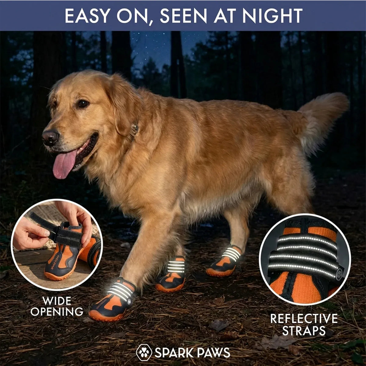 All-Season Dog Shoes in a Four-Piece Set