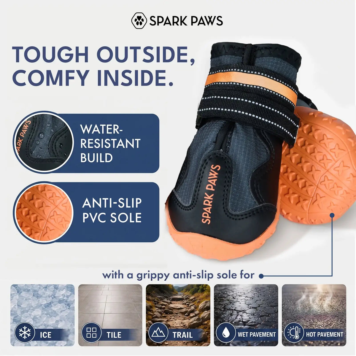 All-Season Dog Shoes in a Four-Piece Set