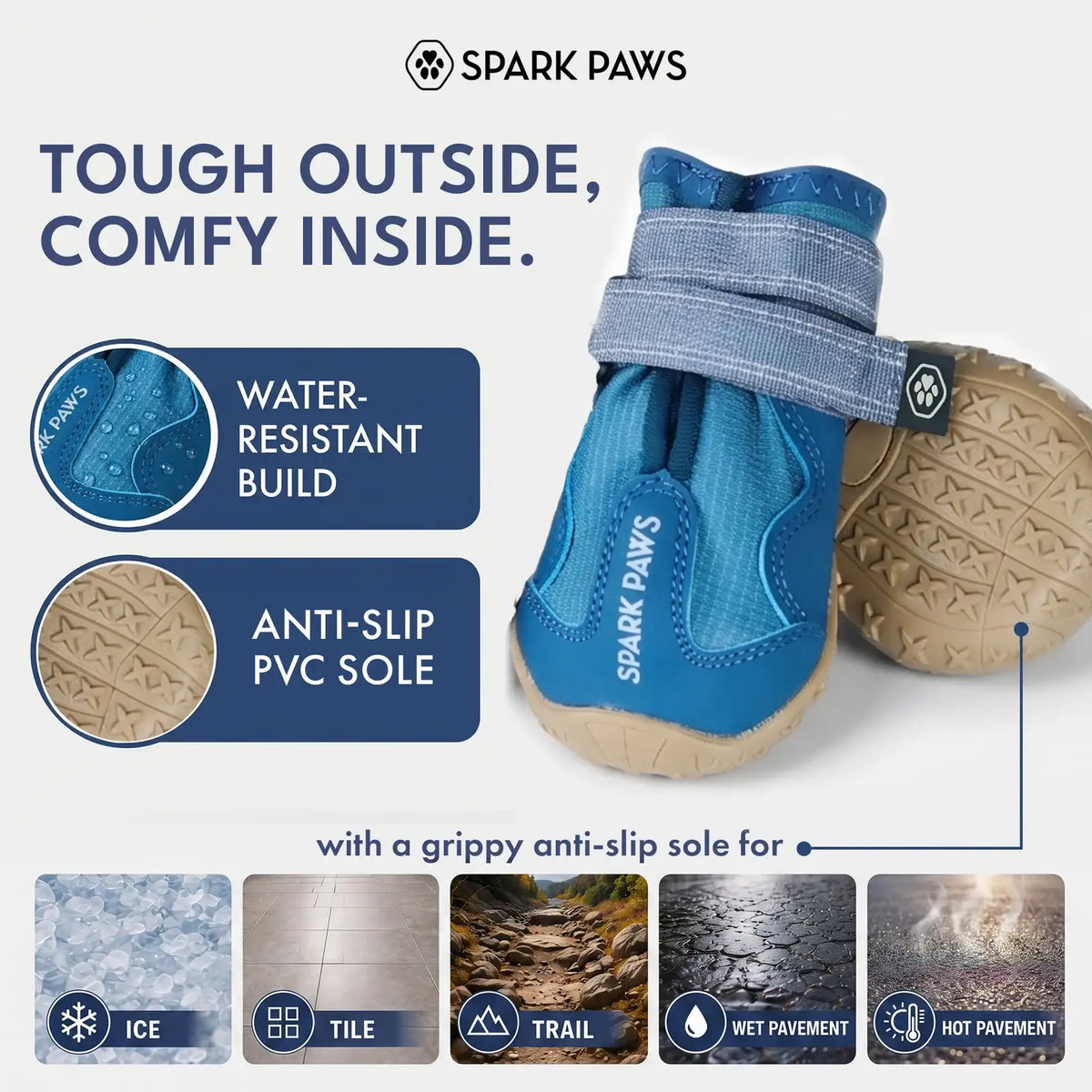 All-Season Dog Shoes in a Four-Piece Set