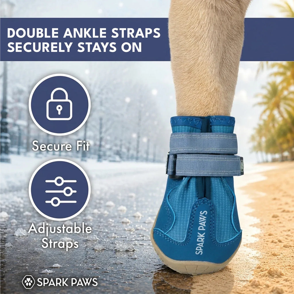 All-Season Dog Shoes in a Four-Piece Set