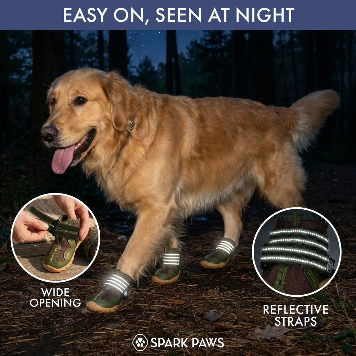 All-Season Dog Shoes in a Four-Piece Set