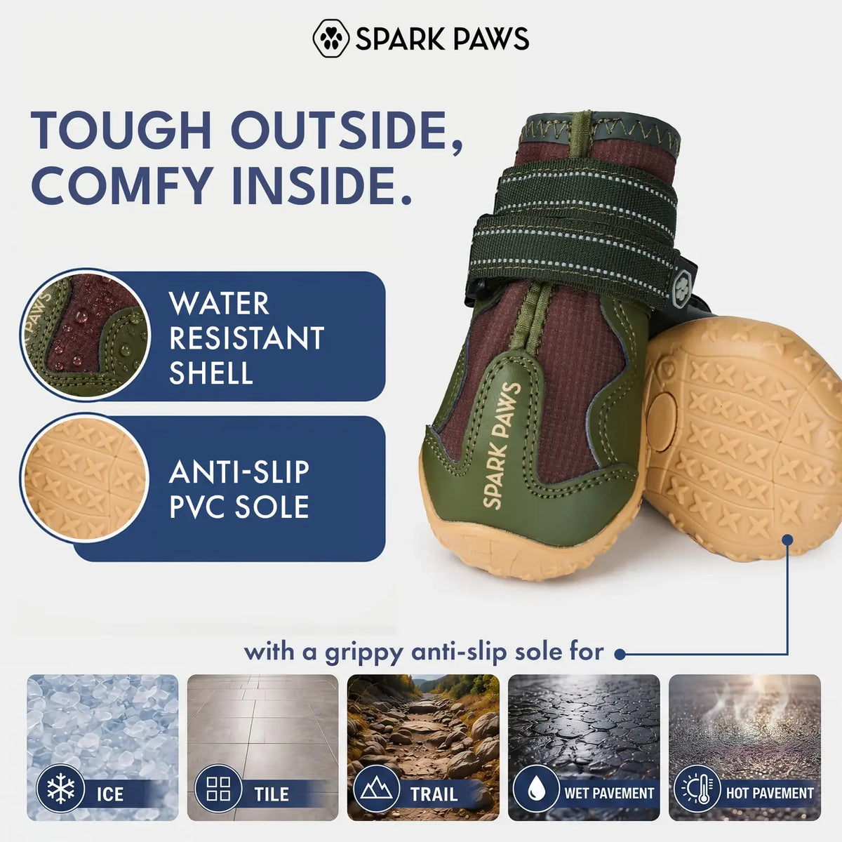 All-Season Dog Shoes in a Four-Piece Set