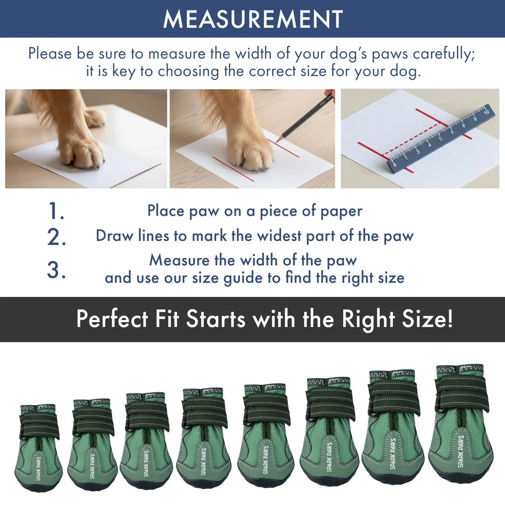 All-Season Dog Shoes in a Four-Piece Set