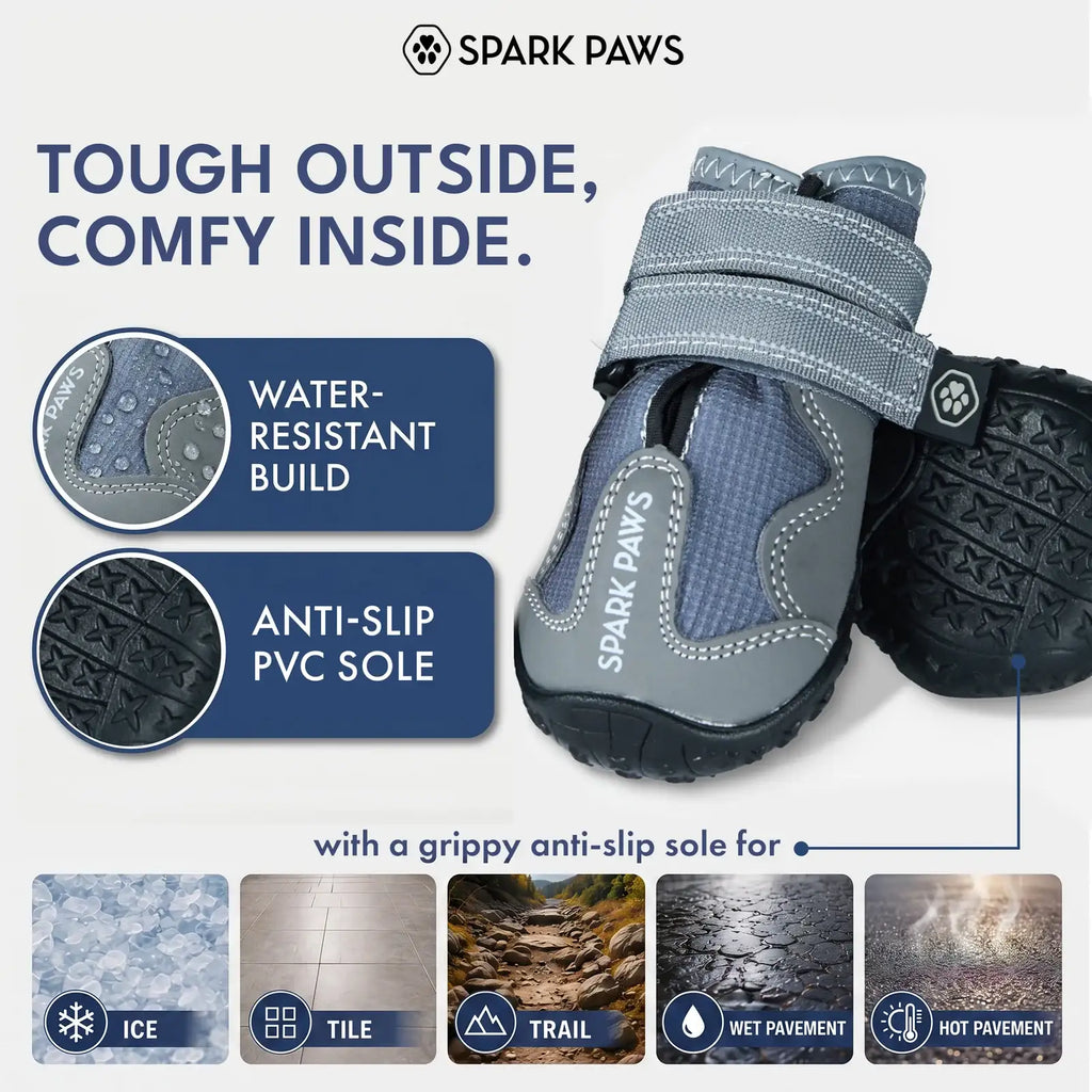 All-Season Dog Shoes in a Four-Piece Set