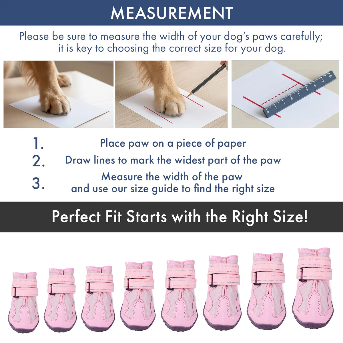 All-Season Dog Shoes in a Four-Piece Set