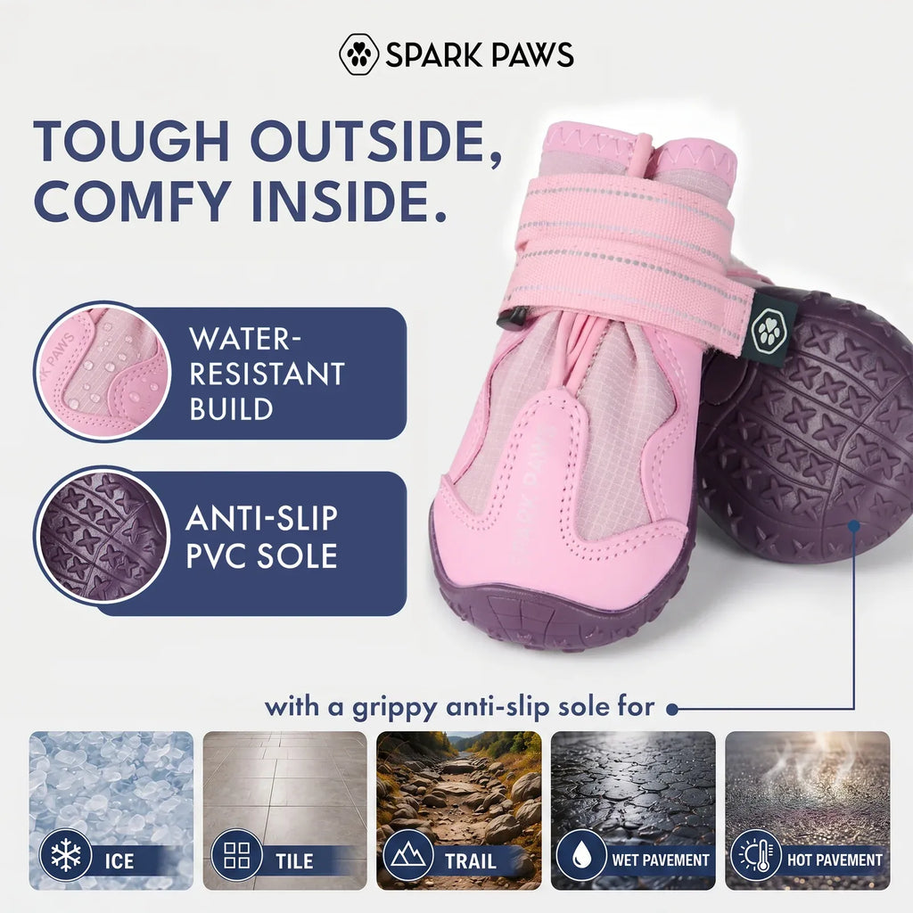 All-Season Dog Shoes in a Four-Piece Set