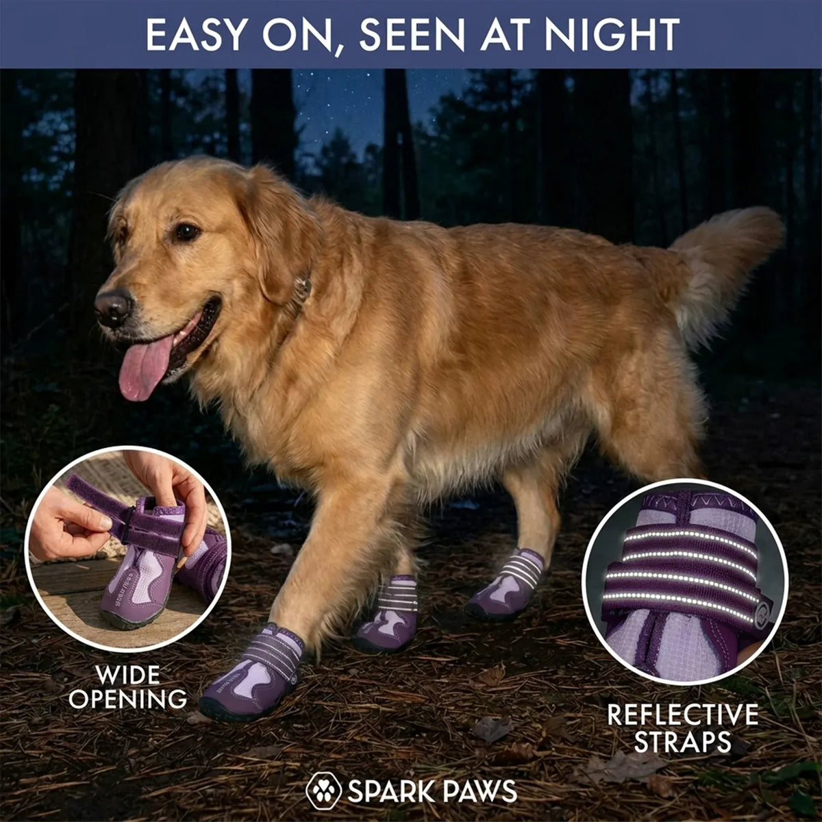 All-Season Dog Shoes in a Four-Piece Set