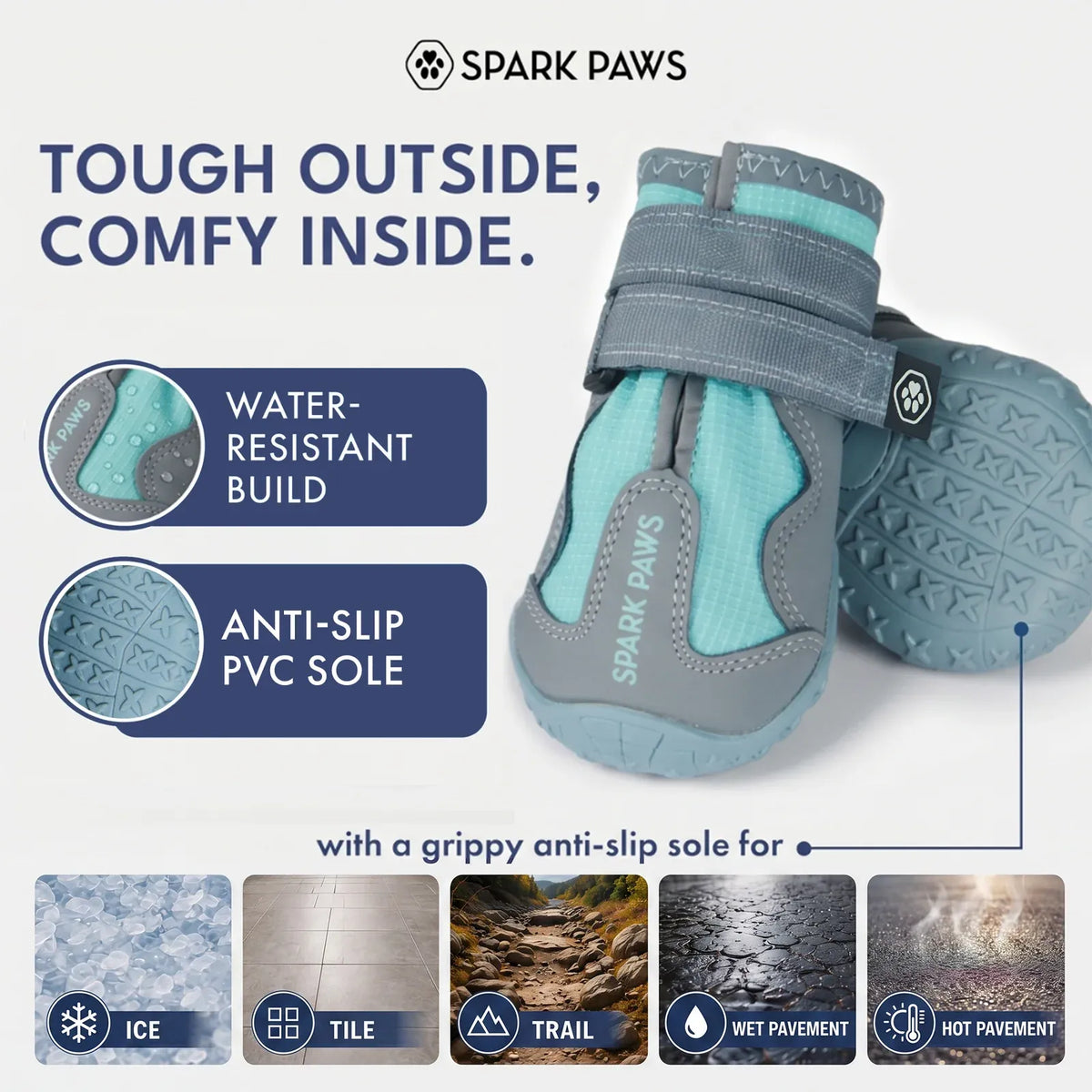 All-Season Dog Shoes in a Four-Piece Set