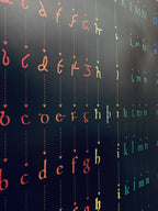 Alphabet Evolution Poster Tracing Letterforms from Ancient