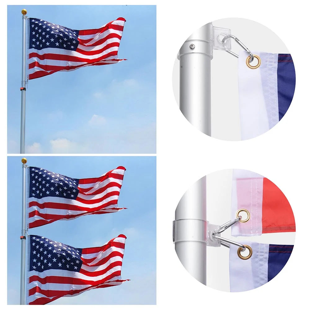 Aluminum Telescoping Flagpole Kit