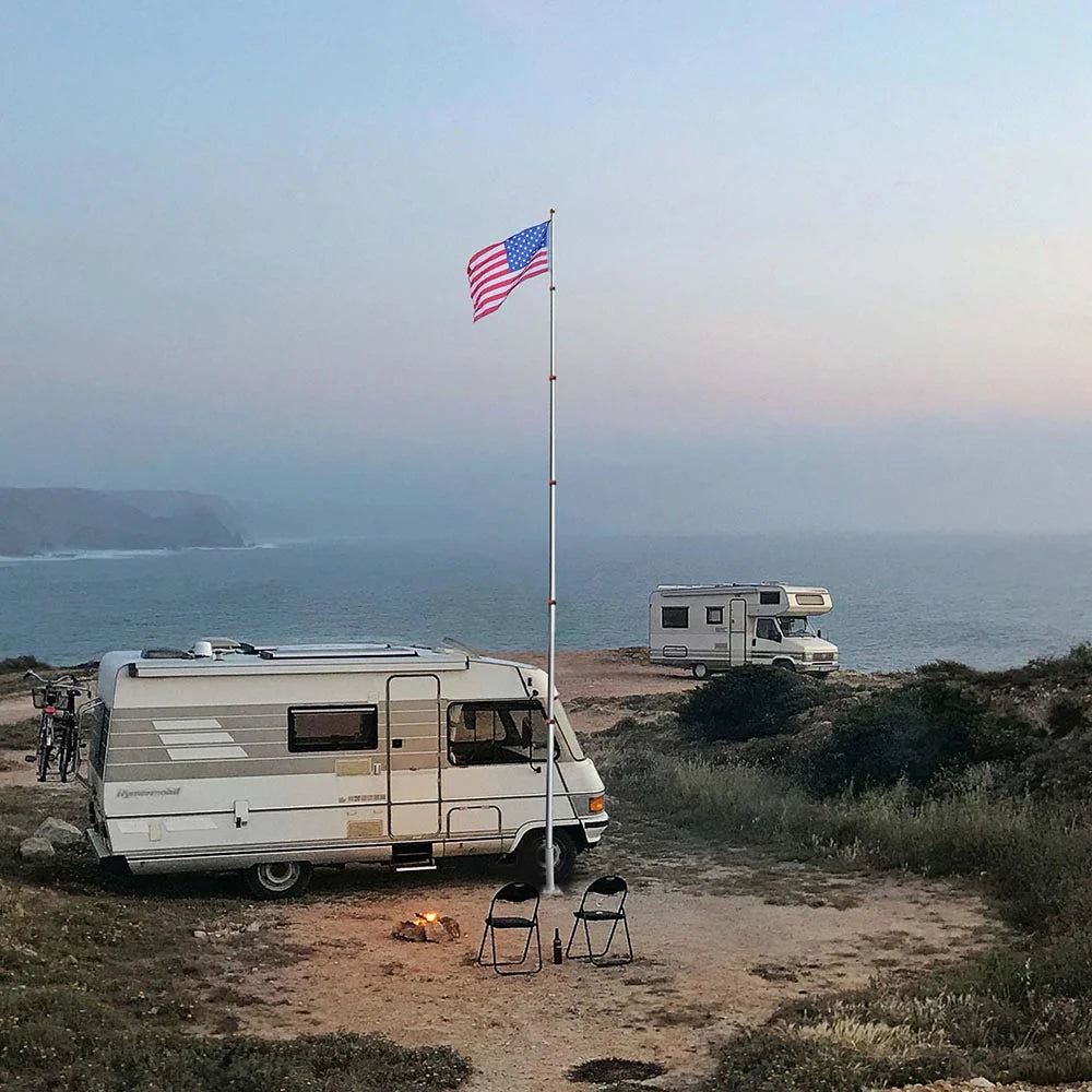 Aluminum Telescoping Flagpole Kit