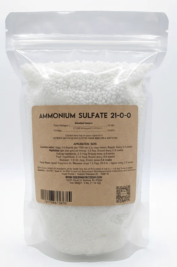 Ammonium Sulfate Fertilizer 21-0-0, 2 Pounds