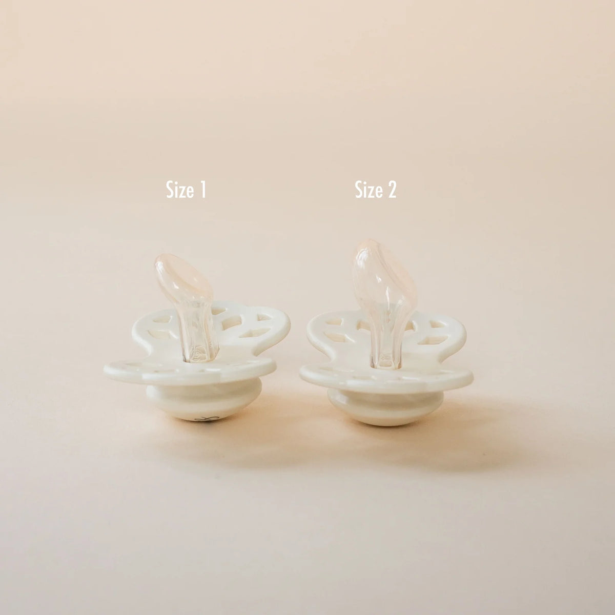 Anatomical Silicone Pacifier with Food-Grade Shield, Personalizable Design and Two Age-Based Sizes for Babies