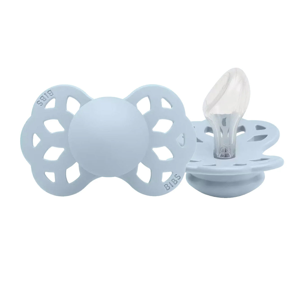 Anatomical Silicone Pacifier — Infinity Anatomical Baby Blue / Size 1 (0-6 m) / Infinity Anatomical Baby Blue / Size 2 (6+m)