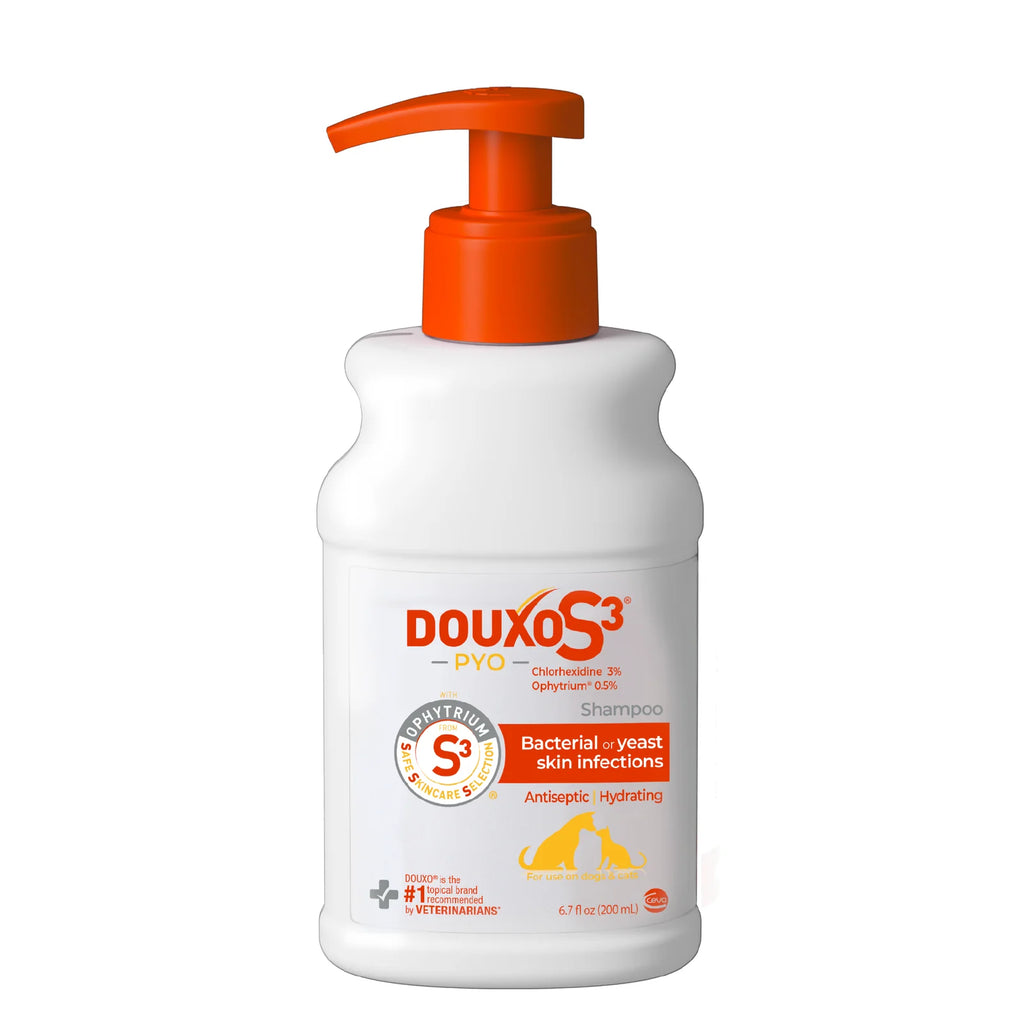 Antiseptic Pet Shampoo for Dogs and Cats with 3% Chlorhexidine Digluconate for Cleansing and Skin Hydration — 200mL