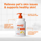 Antiseptic Pet Shampoo for Dogs and Cats with 3% Chlorhexidine Digluconate for Cleansing and Skin Hydration