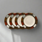 Appetizer Plates in a Set of 4, 6-Inch Stoneware