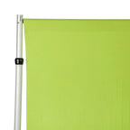 Apple Green Spandex 4-Way Stretch Backdrop Drape Curtain, 10 ft x