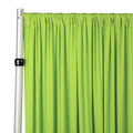 Apple Green Spandex 4-Way Stretch Backdrop Drape Curtain, 10 ft x