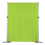 Apple Green Spandex 4-Way Stretch Backdrop Drape Curtain, 10 ft x