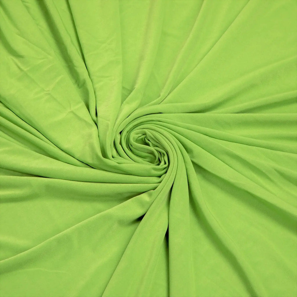 Apple Green Spandex 4-Way Stretch Backdrop Drape Curtain, 10 ft x