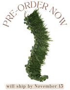 Artificial Cedar and Pine Garland with Real-Touch Greenery, Flexible 6- or 9-Foot Holiday Mantel and Table Decor