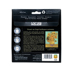 Artistic Sunflower Luminary Lantern Set with Four Collapsible Lanterns and Water-Activated LED Candles