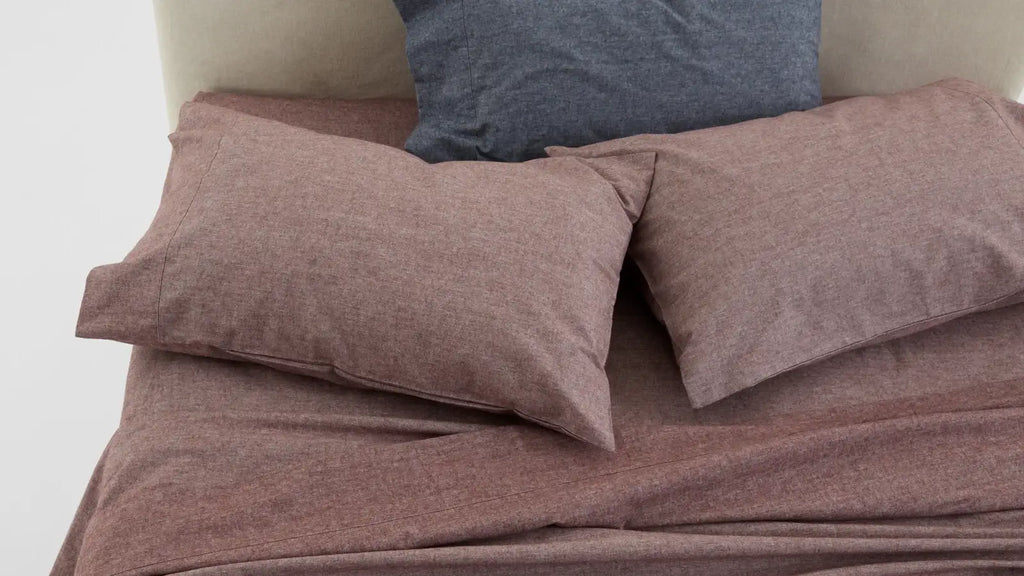 Aspen Flat Sheet in Brushed Cotton Flannel with Single to King Sizes and Nine Calm Colour Choices