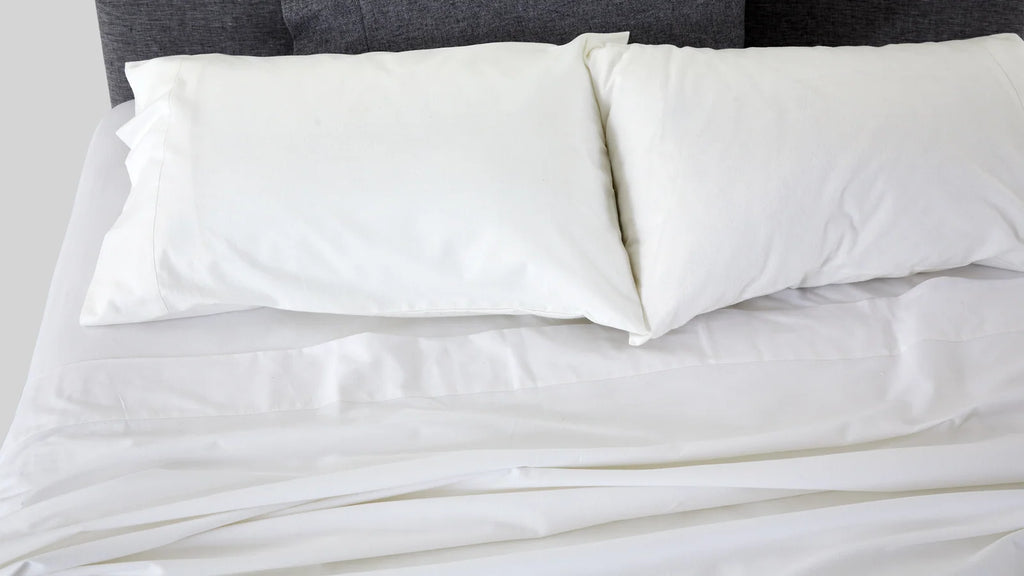 Aspen Flat Sheet in Brushed Cotton Flannel with Single to King Sizes and Nine Calm Colour Choices