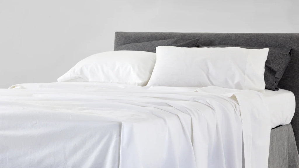 Aspen Flat Sheet in Brushed Cotton Flannel with Single to King Sizes and Nine Calm Colour Choices