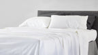 Aspen Flat Sheet in Brushed Cotton Flannel with Single to King Sizes and Nine Calm Colour Choices