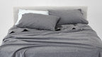 Aspen Flat Sheet in Brushed Cotton Flannel with Single to King Sizes and Nine Calm Colour Choices