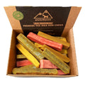 Assorted Yak Milk Dog Chews, 5-Pound Bulk Box with Mint, Strawberry, Pumpkin, Blueberry and Coconut Flavors