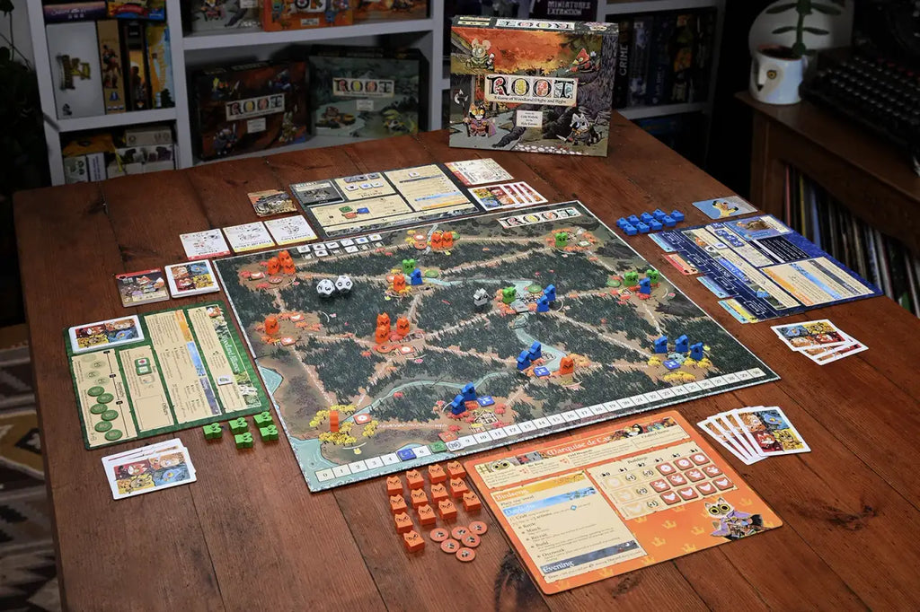 Asymmetric Board Game of Woodland Adventure and War