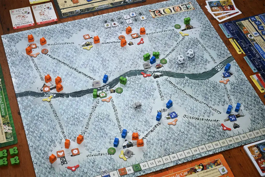 Asymmetric Board Game of Woodland Adventure and War
