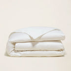 Australian Cotton Sateen Duvet Cover with 400 Thread Count, Corner Ties and Hidden Button Closure