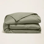Australian Cotton Sateen Duvet Cover with 400 Thread Count, Corner Ties and Hidden Button Closure