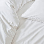 Australian Cotton Sateen Duvet Cover with 400 Thread Count, Corner Ties and Hidden Button Closure