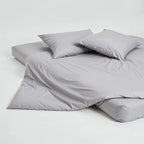 Australian Cotton Sateen Duvet Cover with 400 Thread Count, Corner Ties and Hidden Button Closure
