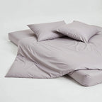 Australian Cotton Sateen Duvet Cover with 400 Thread Count, Corner Ties and Hidden Button Closure