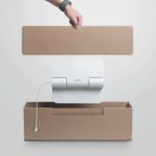 Automatic Trash Can Lid Replacement for X5 Waste Bin Bases with Hands-Free Odor-Sealing Operation